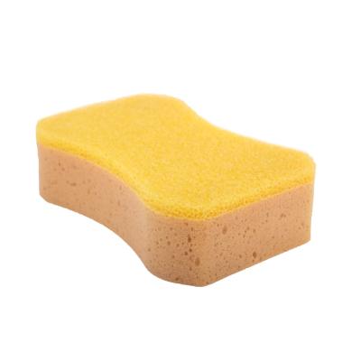 China Custom Soft Microfiber Car Wash Sponge 19.5*12.5*5.5cm and Sample Free for Car Cleaning for sale