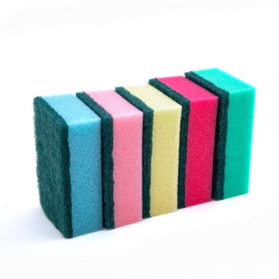 China Commercial Buyer Food Beverage Manufacture Customized Multicolored Cleaning Sponges for sale