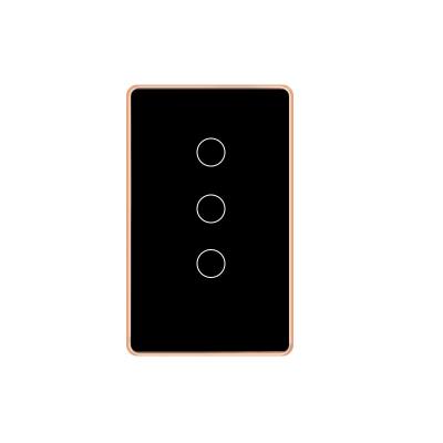 China US Standard Smart Wifi Control Switch Smart Home Indoor Wall Switch 250v 10a Alexa Wifi Zigbee Touch Glass Quality en venta