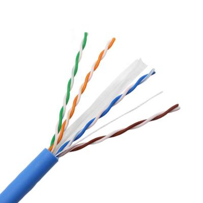 China Gigabit Ethernet PVC ROHS, LZSH or Customizable 305m Cat6 U/UTP Network LAN Cable for sale