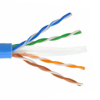 China Gigabit Ethernet accept custom order lan cable cat6 externales 1000 pies cat6e 24awg cable lan cable for sale