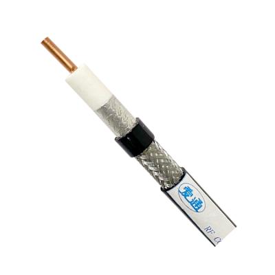 China Metal Mesh Copper Antenna Woven Clad Steel Conductor And Coaxial Cable 10D-FB for sale