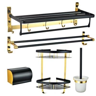 China YL155 Farmhouse Space Saving Shower Sets Wall Mounted Bathroom Shelf Trolley for sale