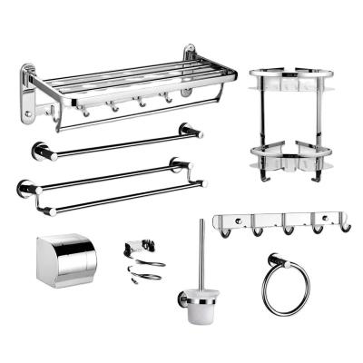 China YL152 Modern Bathroom Shelf Wall Mounted Space Saving Shower Caddy / Rack Sets for sale