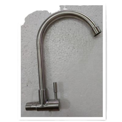 China Thermostatic Faucets DL119 well-rated single body sus304 cold water kitchen faucet for sale