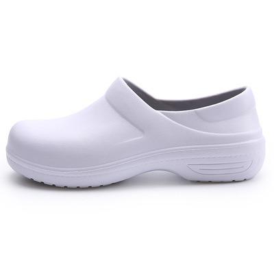 China Breathable Wholesale Eva Hotel Kitchen Clogs Black Anti Skid Shoes For Chef Slipper for sale