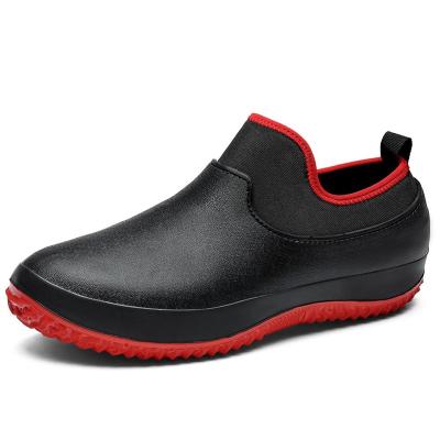 China Wholesale Round Chef Clogs Men Non Slip Nursing Clog Garden Shoes Leather Waterproof Slipper for sale