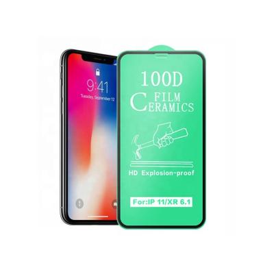 China Premium Anti-fingerprint 100D tempered glass screen protector mobile phone screen glass film for iphone 11 pro plus x/xs/6/7/8 for sale