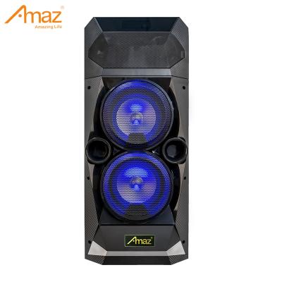 China Yes 2022 Dual 8 Inch Hot-selling Portable Audio Systems With LED Light Party Speaker for sale