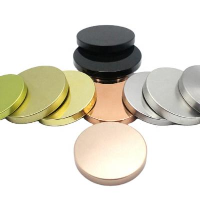 China Wholesale Non-Refillable Gold Aluminum Cover Wholesale Non-Refillable Silicone Cup Containers Water Bottle PLA ACP Manufacturing Cup Lids Caps Closures for sale