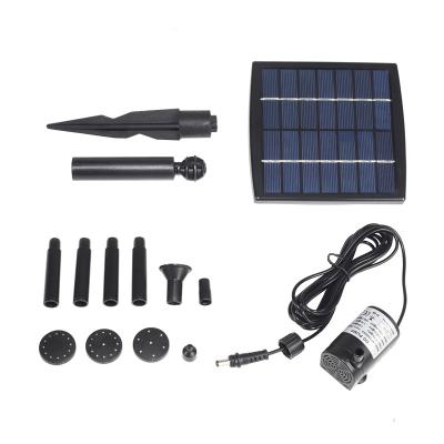 China Family Homes Solar Fountain DC Pump 6V 130LPH for sale