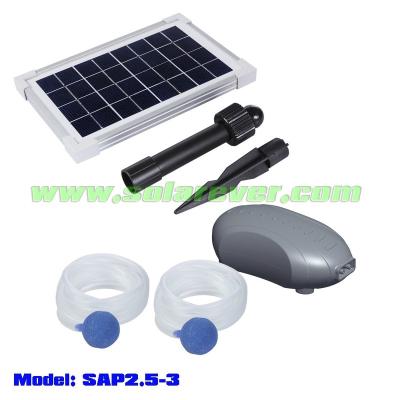 China Oxygenation Pond Brushless Solar Oxygenator with Two Heads (SAP2.5-3) for sale