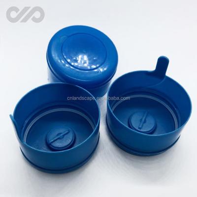 China 55mm Neck Height Pilfer Proof Lid 5 Gallon Plastic Water Bottle Press Caps for sale