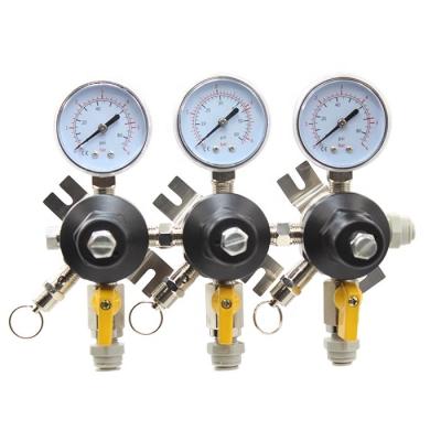 China Good Quality Wholesale Customized Beer CO2 Gas Regulator Cheap High Pressure CO2 Gas Beer Regulator With Gauge for sale