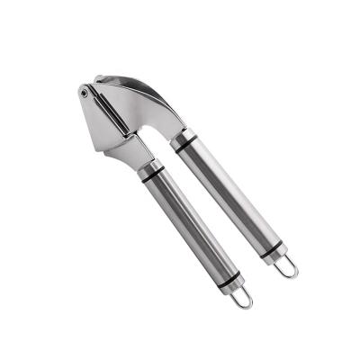 China Sustainable Hot Selling Amazon Kitchen Utensil 18/8 Tools Stainless Steel Garlic Press for sale