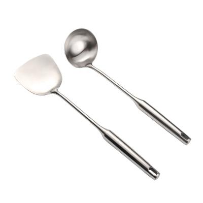 China High Grade 18/8 Stainless Steel Kitchenware Metal Viable Soup Ladle Turner For Home/Supernarket/Mall/Hotel for sale