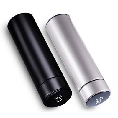 China Smart Business 304 Stainless Steel Vacuum Flask Vacuum Cup Insulated Thermos Bottle With LED Temperature Display for sale