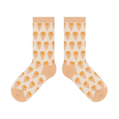 China Young teen girl QUICK DRY the secret of school vivid girl street boot fashion space color uniform socks for sale