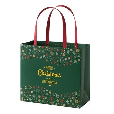 China Retro Fashion Craft Biodegradable Hot Selling Custom Logo Christmas New Paper Luxury Gift Bags for sale