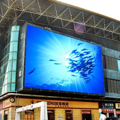 China Commerce P6 P8 P10 Outdoor Full Color Smd RGB Advertising Video Led Wall Led Display Screen for sale