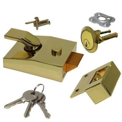 China Manufacturer Supply Front Door Lock Night Latch Brass or Zinc Alloy 92 Lockcase Door Lock Accessories for sale