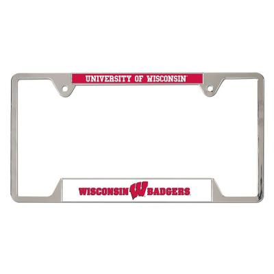 China Custom Fixed Plate Metal License Plate Frame Stainless Steel Number Plate Car Frame License Plate Cover for sale