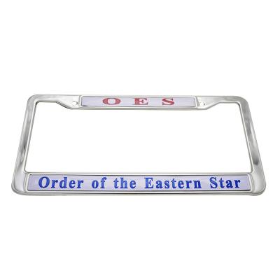 China Generous and concise bright fixed frame license plate license plate registration plates license plate frames for sale