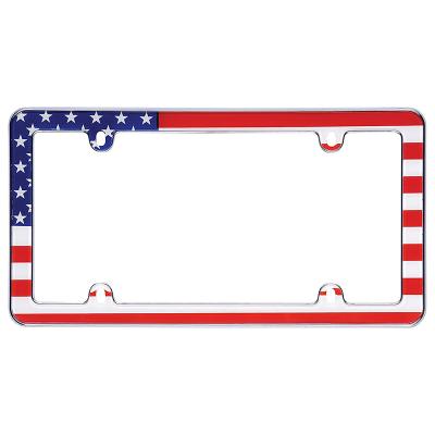 China Custume Fixed Plate License Plate Frame Customize American License Plate Frame Car License Plate Frame for sale