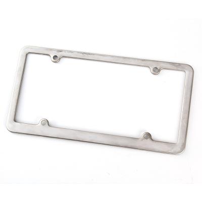 China Fixed Plate Sublimation Metal License Plate Frame Car License Plate Blank License Plate Car Frame for sale