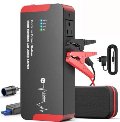 China Portable Car Battery Jump Starter Booster Pack Tools Outdoor Portable Power Bank Charger for sale