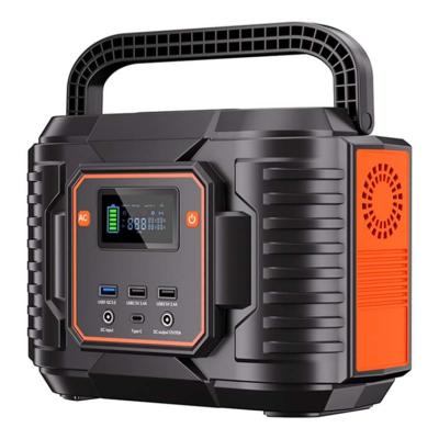 China Factory Solar Car Jump Starter Power Bank 300W With Air Compressor 300W For Camping for sale