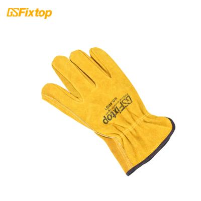 China Factory Supplier Wholesale Construction Welding Gloves / Welding Competitive Price Leather Heated Safety Welding Gloves for sale