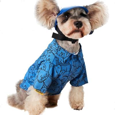 China Wholesale Stocked Cute Dog Clothes Summer Fashion Pet Clothes Cat Vest Cotton Dog Shirt for sale