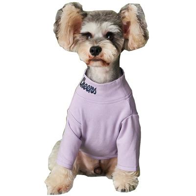 China Stocked Stocked 2 Dog Feet T-shirt Autumn Dog Clothes Soft Pet Pajamas Colors Cat Elastic Clothes Muliti For Large Pets for sale