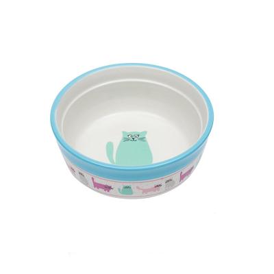 China Factory Direct Sale OEM High Quality Viable Ceramic Dog Bowl Custom Pet Food Water Feeder Bowl For Dogs Cats for sale