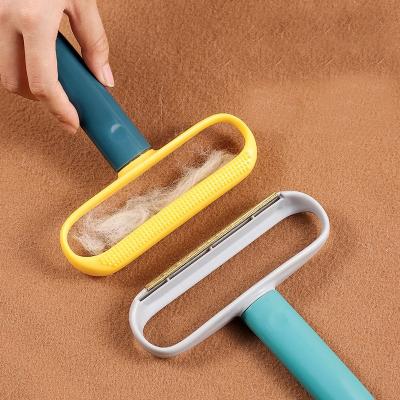 China Stored Reusable Dog Cat Comb Brush Pet Hair Remover Brush Durable 2 Sides Self Cleaning Furniture, Clothes for sale