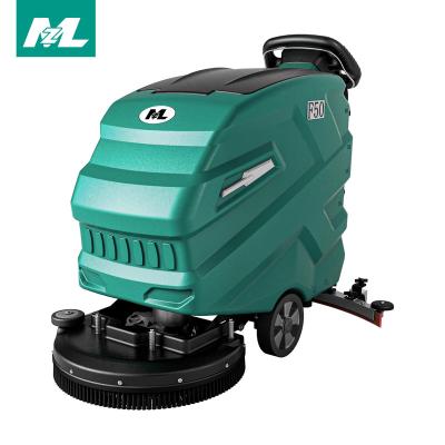 China Hotels Trusted MZL Clean 21' Electric Automatic Brush Scrubber With Protection Feeder for sale