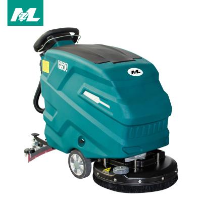 China Newest Design Battery Operated Hotels Walk-Behind Commercial Cleaning Scrubber for sale