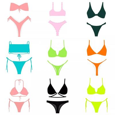 China Plus Size 2022 Designer Swimwear High Quality OEM Thong Swimwear Bikini Custom Made Bikini For Girls for sale