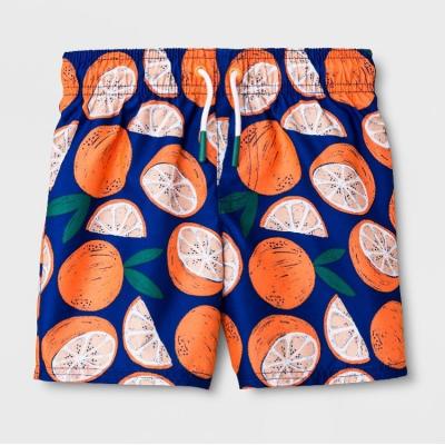 China Breathable Kids Fashion Swimwear Custom Eco Friendly Fabric Sustainable Baby Boy Swimwear Boys Trunk Shorts for sale