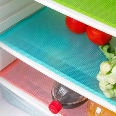 China Viable Fridge Liners Washable Can Be Cut Fridge Mats Drawer Table Placemats Shelves Fridge Pads Drawer Table Mats for sale