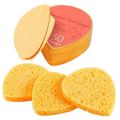 China Sustainable Hot Sale Wholesale Facial Cleansing Compressed Cellulose Sponge for sale