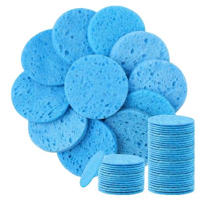 China Compressed Facial Cleansing Facial Sponge All Natural Fiber High Quality And Low Price Factory Direct Sale for sale