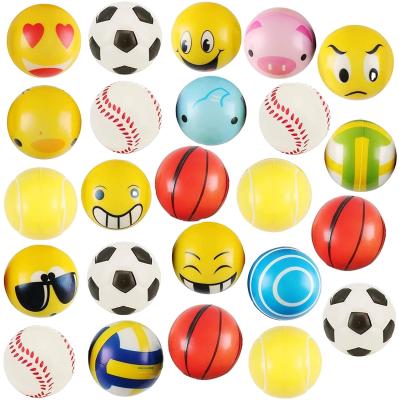 China Amazon Wholesale Hot Sale Squeezable Anti Squeeze TPR Squeeze Ball Custom Squishy Stress Ball for sale