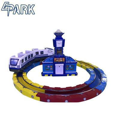 China Attractive Kiddie Ride Machine Electric Train , Track Amusement Game Machine for sale