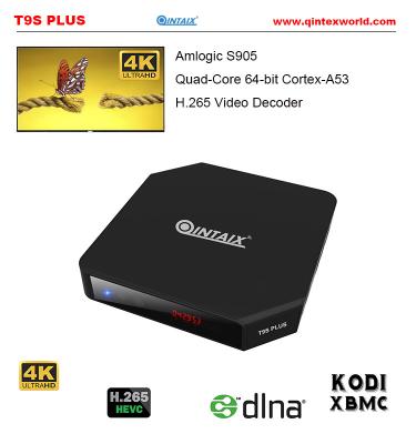 China QINTAIX /QINTEX Amlogic S905 Android 5.1 TV BOX 2GB/16GB Gigabit LAN WiFi Bluetooth 4.0 H.265 KODI Smart TV for sale