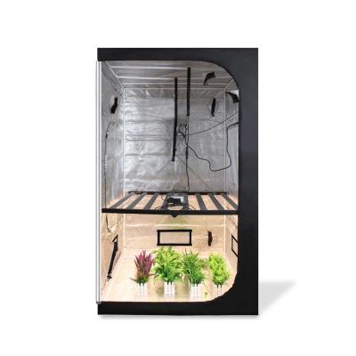 China Easily Assembled 24x24x48 Mylar Deprivation Blackout 100% Hydroponic Automatic Lightweight Greenhouse Grow Tent Or USA Market for sale