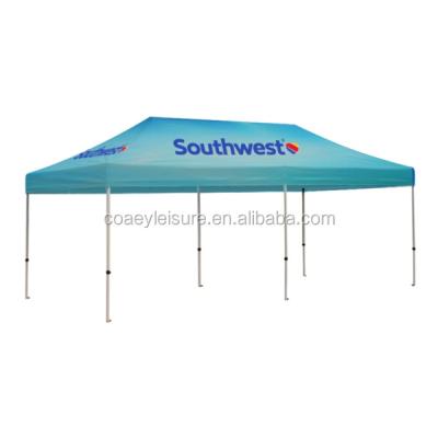 China Advertising Display for Trade Show Advertising Logo 10x20 Logo Trade Show Tent Outdoor Exhibition Marquee Gazebos Canopy Pop Up Custom Printed Tents for sale