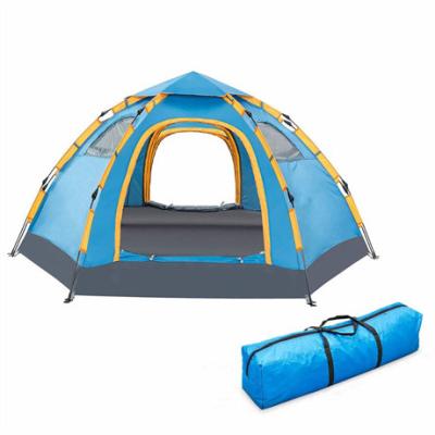 China Diagonal Tying Type Open Luxury Folding Easy Clamping Quick Aluminum Instant Outdoor Camping Picnic Outdoor Sport Poles Automatic Sleeping Tents for sale