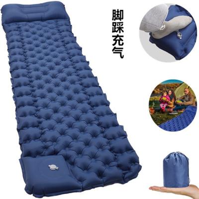 China Size Lightweight Quality Expanded Insulated Black Red Inflatable Air Mattress Moisture Proof TPU Mat Ultralight Sleeping Pad Camping for sale